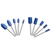 AUTOTOOLHOME 1/8" Shank Abrasive Mounted Stone Grinding Bits Sanding Drill