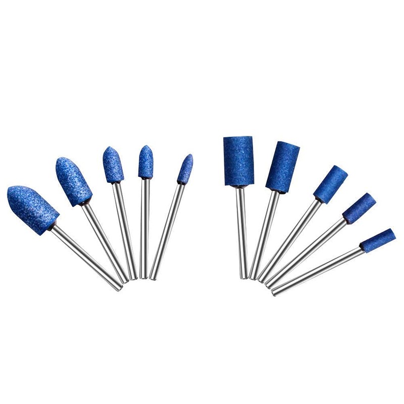 AUTOTOOLHOME 1/8" Shank Abrasive Mounted Stone Grinding Bits Sanding Drill