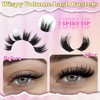 ALICE Lash Clusters Thick Volume Eyelash Clusters with Spikes Wispy