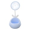 LED Table Lamp Flexible Hose Foldable Desk Light with Pen