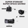 SugarFox Bold Color Block Trunk Organizer, Foldable with 26L Ice