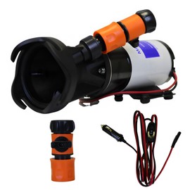 SewerFlo Quick Release RV Macerator Pump - 12V, 12GPM RV Dump Station Mount