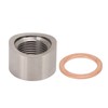 Oxygen Sensor Adapter Metal Mounting Bung Plug Gasket Fittings Auto