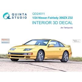 Quinta Studio QTSQD24011 1:24 Quinta Studio Interior 3D Decal - Nissan Fairlady 300ZX Z32