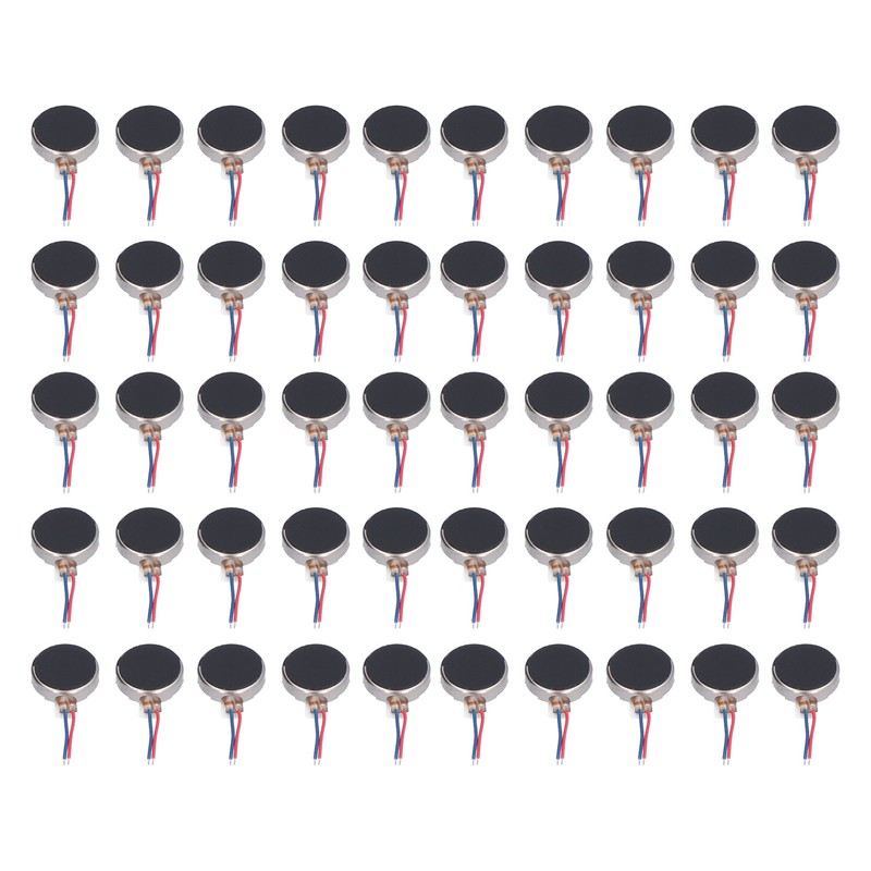 50Pcs Mini Vibration Motors DC 3V 10x2.7mm Anti Interference Small