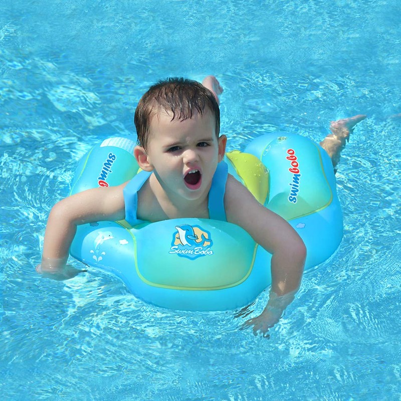 [New Upgraded] Swimbobo Baby Swimming Float Kids Inflatable Swim Ring