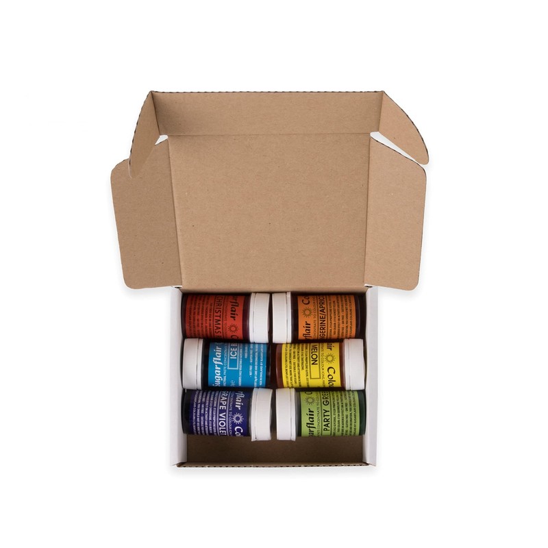 Sugarflair Spectral Rainbow Colours Paste Food Colouring Set 6x 25