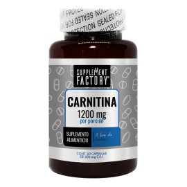 Carnitina 600 Mg, 60 Cápsulas, Calidad Premium Sabor Natural