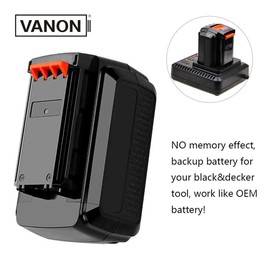 LBXR36 3.0AhLithium Battery for Black & Decker, 40V Max Battery for B&D LBX36 LBX2040 TC220 LHT2436 LSW36 LST136 LCC140 Series Cordless Power Tool for Black and Decker 40V 36V Batteries(1 Pack)