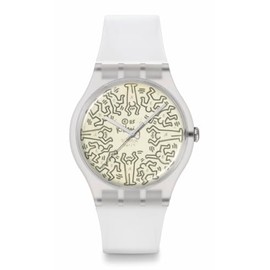 Swatch Unisex Casual Watch Transparent Bioceramic Quartz from The Archive