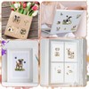 WANDIC 6PCS Animal Rub On Transfer Sticker, Farmhouse Flower&Animal Shed