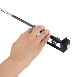 Kissybride Arrow Shaft Burr Grinder, Angle Grinder Tool Arrow Shaft Polisher Sandpaper Sanding Tools Accessory for Hunting Archery, Black
