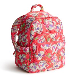 Vera Bradley Featherweight Bancroft Backpack, Swirling Poppies