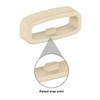 FanTEK 10pcs Watch Strap Holder Loop, 18mm Silicone Watch Band