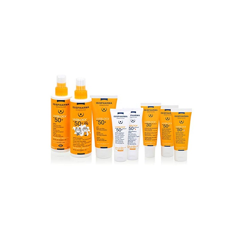 ISISPHARMA - Uveblock Spf 50+ Fluido Tintado - Protección solar