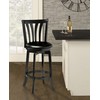 Hillsdale Savana Swivel Counter Stool, Black
