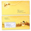25 Envelopes Festive Wishes Christmas DIN C6 (162 x 114