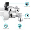 Dura Faucet DF-SA100L-CP RV Shower Faucet Valve Diverter with Hot/Cold