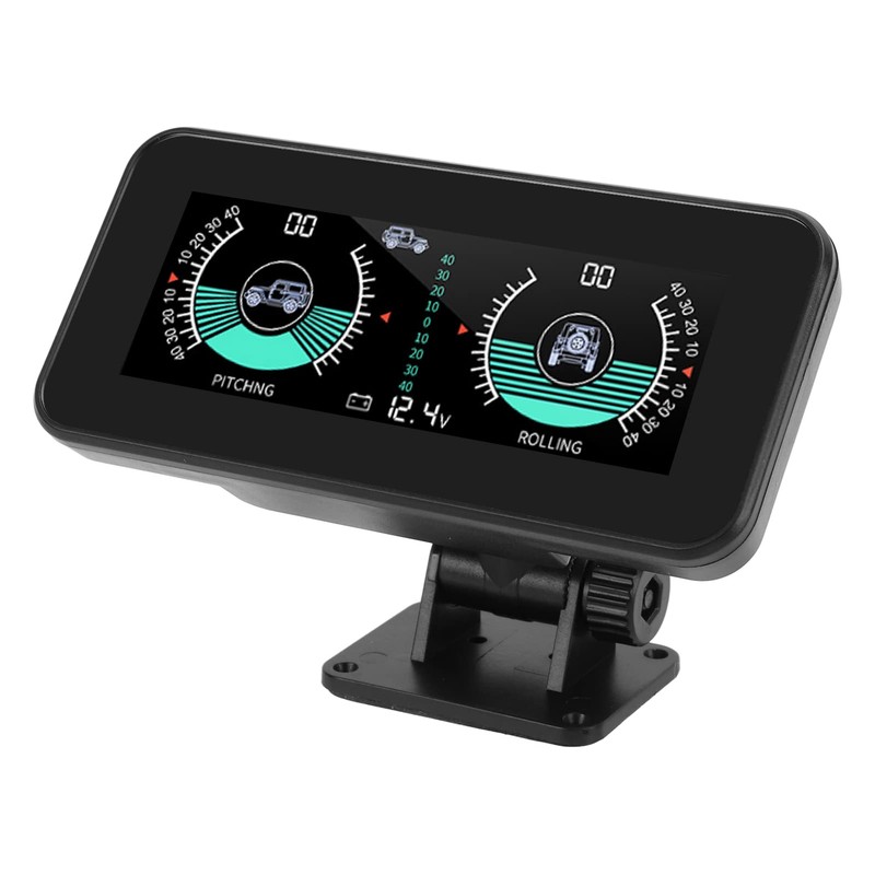 Car Inclinometer, Universal Multifunction Real Time Monitor Slope Meter for