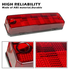 SAUTVS 1PC LED Taillight for Pioneer, Red Brake Stop Tail Light Rear Lamp for Honda Pioneer 520 700 1000 2014-2025 Accessories, (Fit Driver & Passenger Side), Replace OEM#33700-HL3-A01, Plug & Play