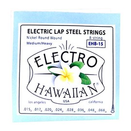 Asher Electro Hawaiian Lap Steel Strings Single Set for 8-String