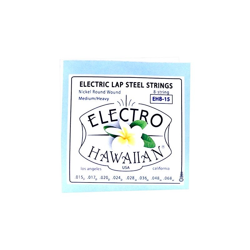 Asher Electro Hawaiian Lap Steel Strings Single Set for 8-String