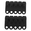 Tent Fasteners Clips, 10Pcs Sturdy Plastic Canopy Tarp Clips Heavy