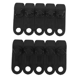 Tent Fasteners Clips, 10Pcs Sturdy Plastic Canopy Tarp Clips Heavy Duty Tent Clips Lock Grip Awning Clamp for Camping Awnings Canopies Car Covers