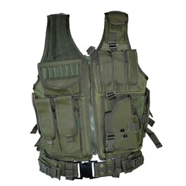 SNIPER Tactical Molle Vest, Choice of 5 Colors (Olive Drab)