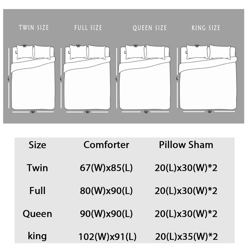 HOSIMA Wolf Queen Comforter for Kids,Animal Bedding with 2 Pillowcases.