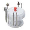 PMC Supplies Magnetic Bur Stand Jewelry Making Drill Rotary Instrument Organizer Holder Bench Tool