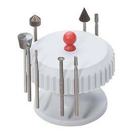 PMC Supplies Magnetic Bur Stand Jewelry Making Drill Rotary Instrument Organizer Holder Bench Tool