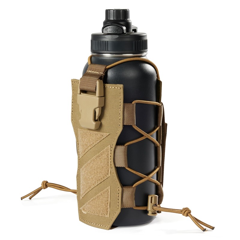OneTigris Water Bottle Holder MOLLE Field Bottle Bag Carrier Extreme