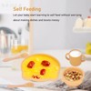 Baby Feeding Set Cute Bear Shape Soft Safe Silicone Toddler