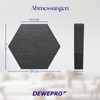 DEWEPRO Noiseflex Conso Acoustic Plate - 1 Piece Hexagon Sound