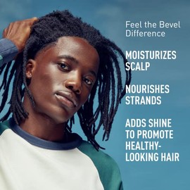 Bevel Essentials 3-in-1 Hair & Scalp Styling Oil for Curly Hair with Tea Tree Oil, Jojoba Oil, and Jamaican Black Castor Oil, 3.4 fl oz
