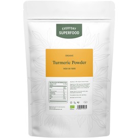 Organic Turmeric Powder 1kg Premium (High Naturally Occurring Curcumin of Turmeric) Certified Vegan Organic and Kosher Turmeric Powder (Haldi Powder)