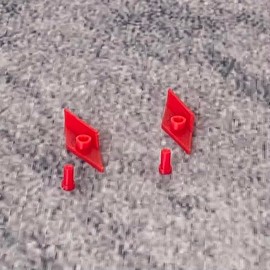 ULEIVA Replacement Power Button 2 x Red Compatible with Garmin Edge 1000 Power Button GPS Bicycle Computer Replacement Part Repair (Red)