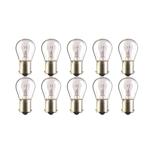 LUKS #1141 Bulbs, 12.8 V, 18.432 W, BA15s Base, S-8 Shape (Box of 10)