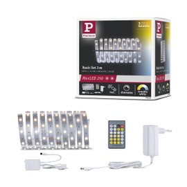 Paulmann 79860 LED Stripe MaxLED 250 Basic Set 3 m 11 W 810 lm Tunable White 24 VA Dimmable Light Strip Plastic 2700 K