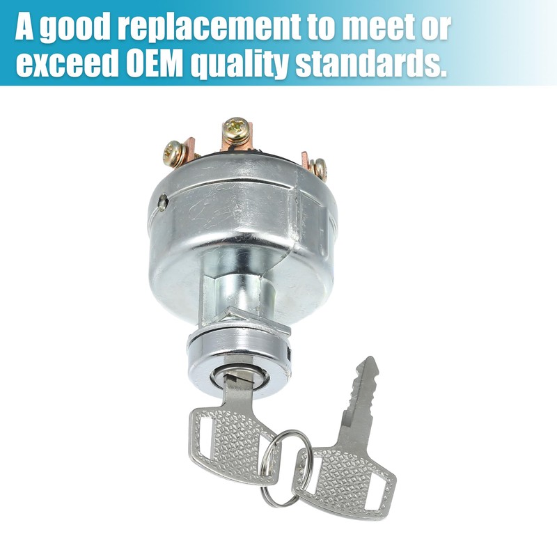 Keyed Ignition Switch Fit ACROPIX Mitsubishi Tractor D1300 D1500 D1650