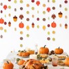 jijAcraft Fall Leaf Garland Banner – 4PCS Thanksgiving Garland, Fall