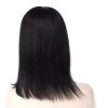 Beautyonline Peluca De Cabello Humano Natural Liso De 35 Cm