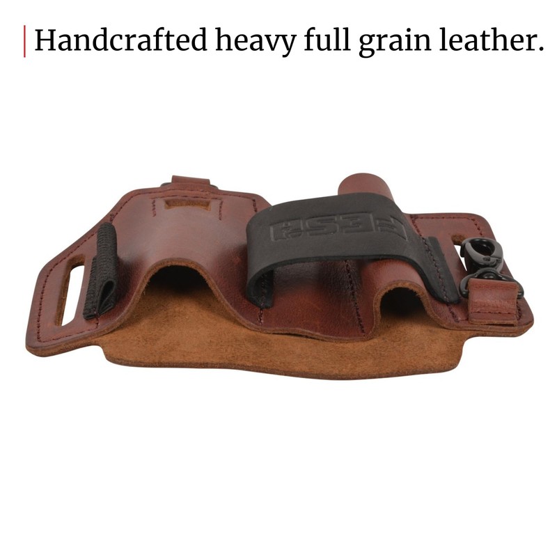 FESA Leather Multitool Sheath for Belt - Full Grain Leather