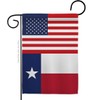 States US Texas Garden Flag Regional USA American Territories Republic
