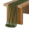 Ling's Moment 14Ft x 35" Wide Olive Moss Green Gauze