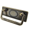 MuDuJia 4 Pack 2 1/2" Antique Bronze Bail Drawer Pull