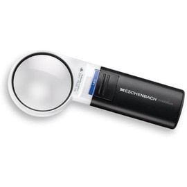 Eschenbach MobiluxLED Optical Magnifying Glass with LED Lighting Magnification: 5x Lens Size: (Diameter) 58 mm