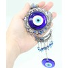 Turkish Blue Evil Eye (Nazar) Carps Fish Amulet Wall Hanging