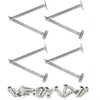JINHENB 4 Pcs Buffer Hinge Stainless Steel Cabinet Door Lift